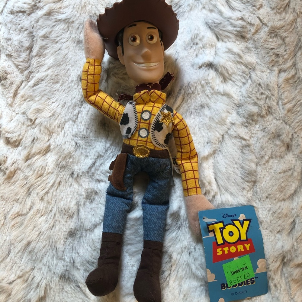 Disney Toy Story Woody Plush - Yellow, Blue, Brown